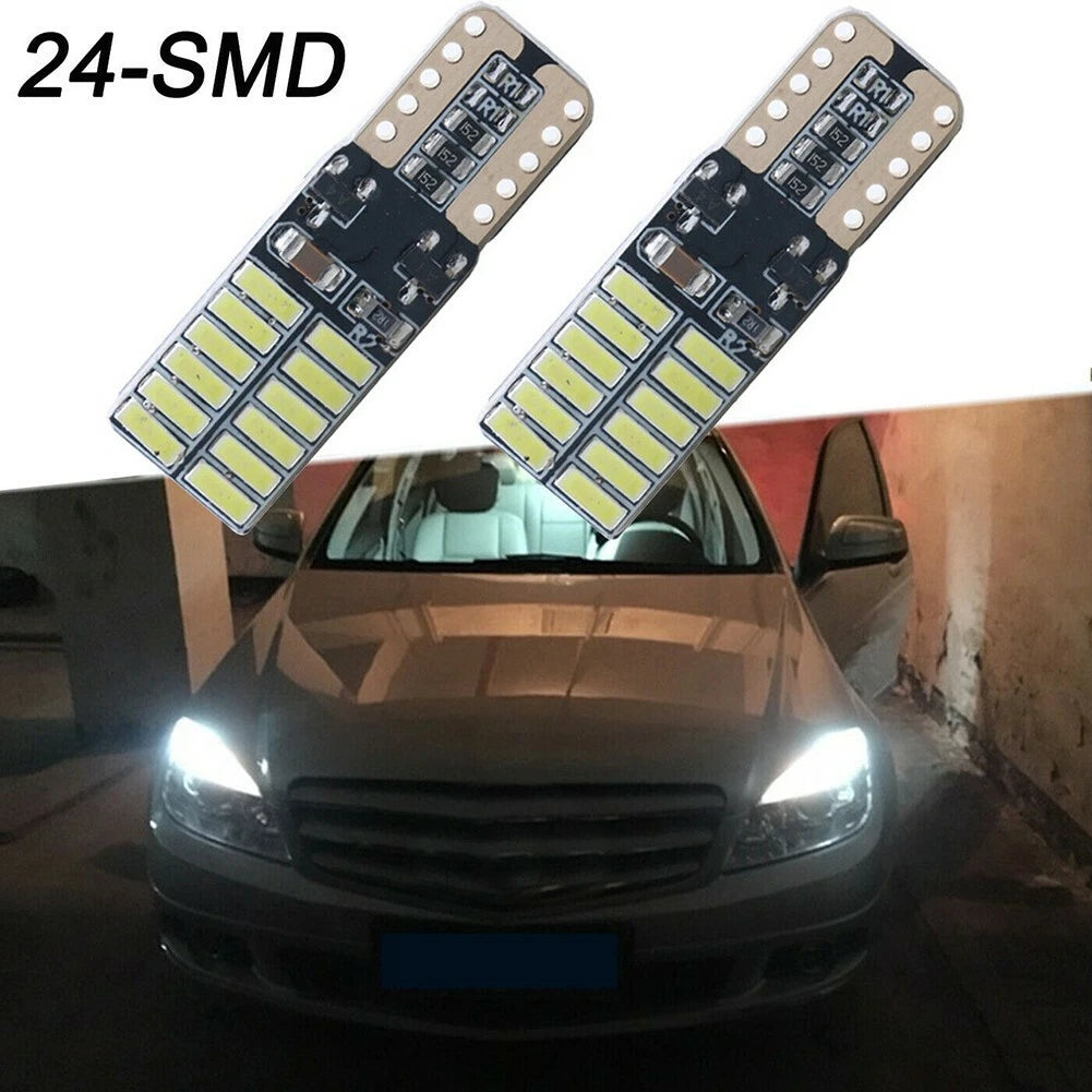 2X 24-LED Canbus Bulbs for W204 Eyebrow Parking Lights (2007–2014)