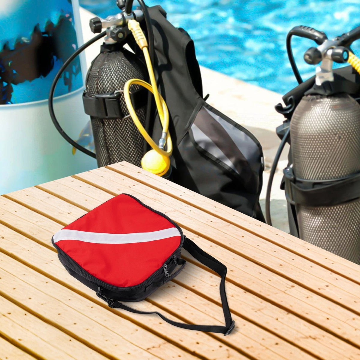 Padded Lockable Carrying Bag for Scuba Diving Storage Solution