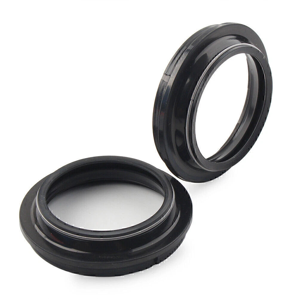 2X Fork Dust Seal for Motorcycle (43X55 MM)