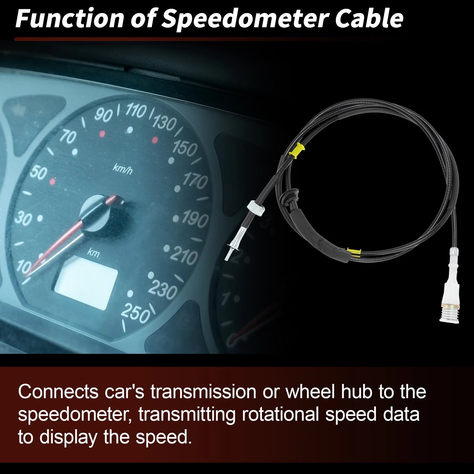 Speedometer Drive Cable Replacement for Toyota Tacoma DLX (1995–1998)