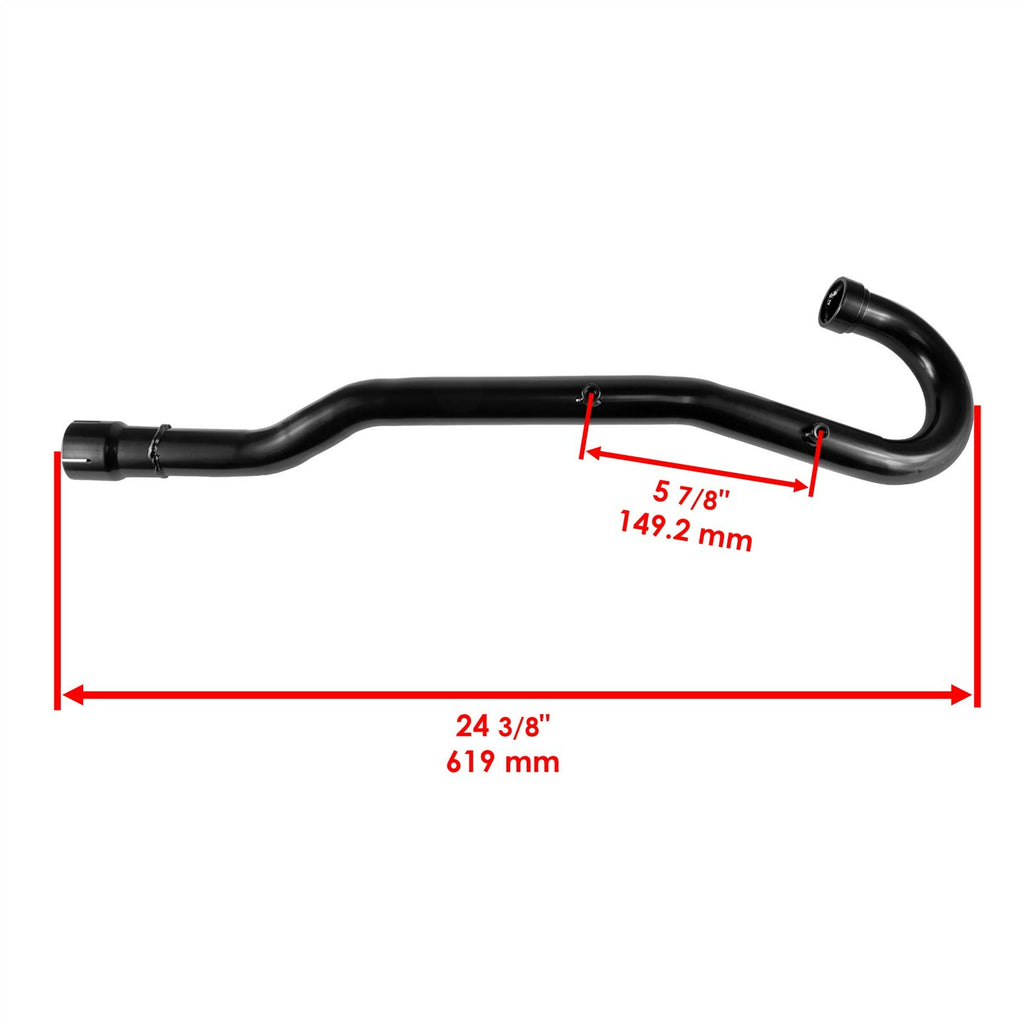 Exhaust Muffler Pipe Replacement for Kawasaki Bayou 250 KLF250A (2003–2011)