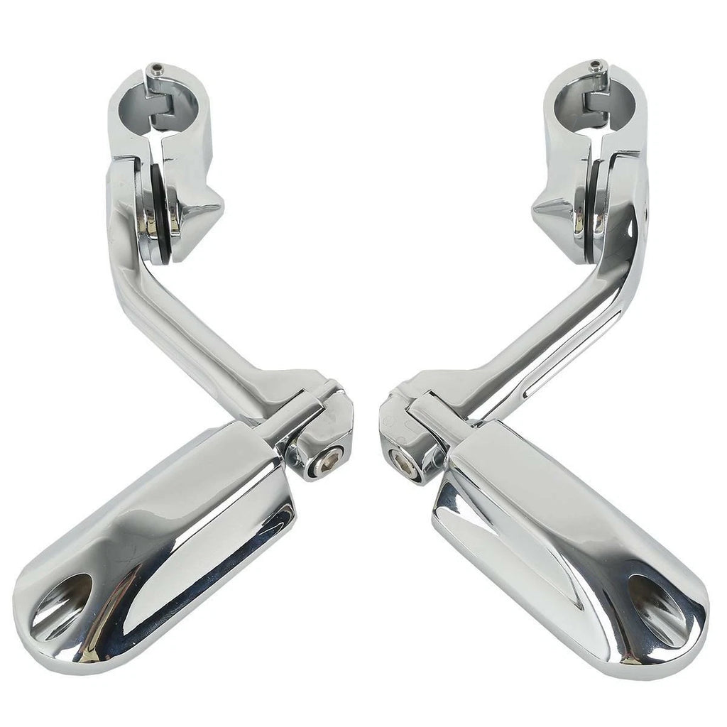 1.25" Angled Highway Engine Guard Foot Pegs for Harley Touring (US)