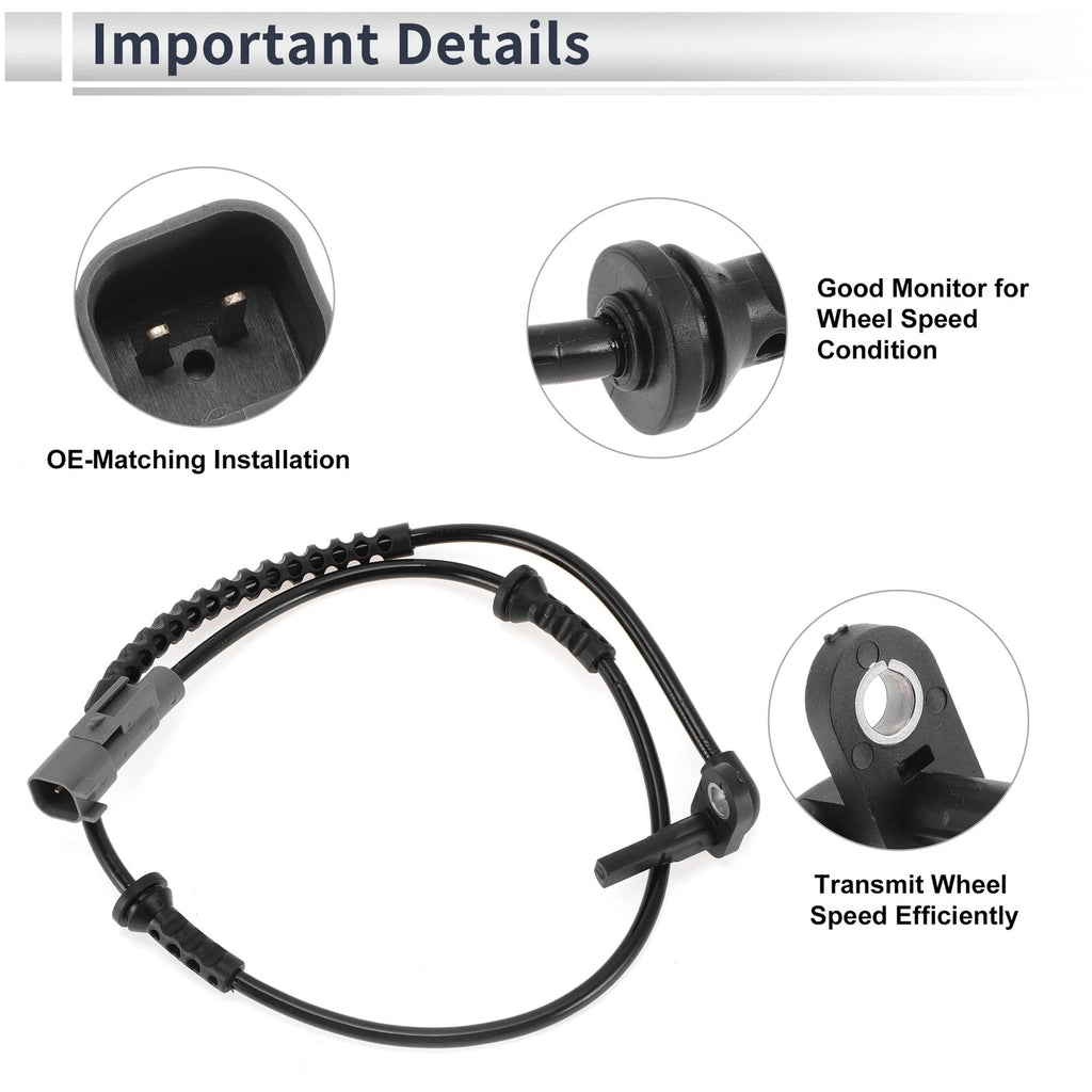 ABS Wheel Speed Sensor for Chevrolet Trax (2015–2022) Front Left/Right