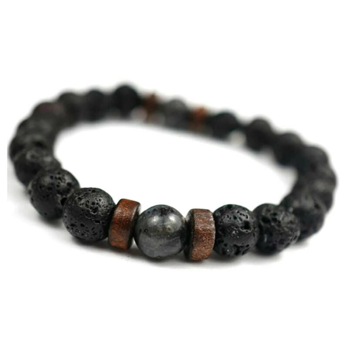 Lava Rock Diffuser Bracelet for Men/Women - Natural Stone Yoga Bead