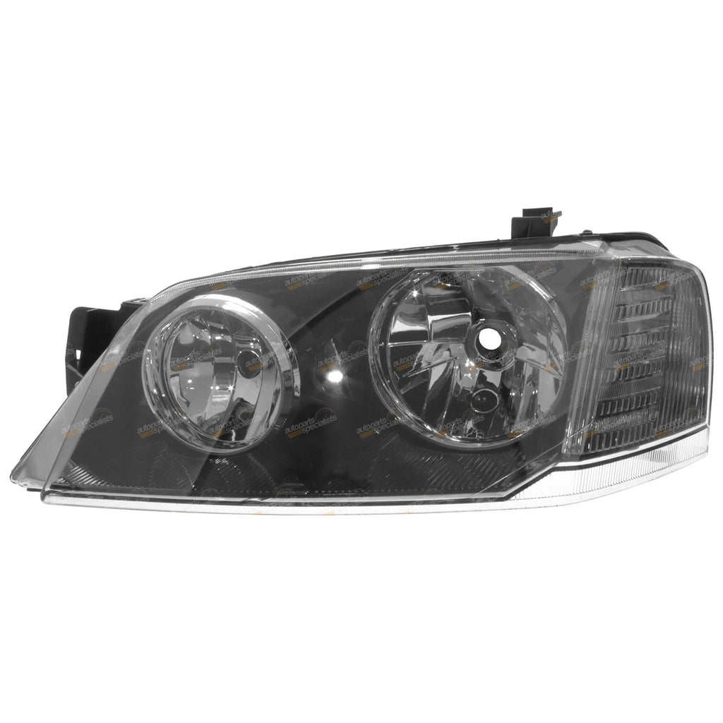 LH Black Headlight for Ford Territory SX SY (2004–2009)