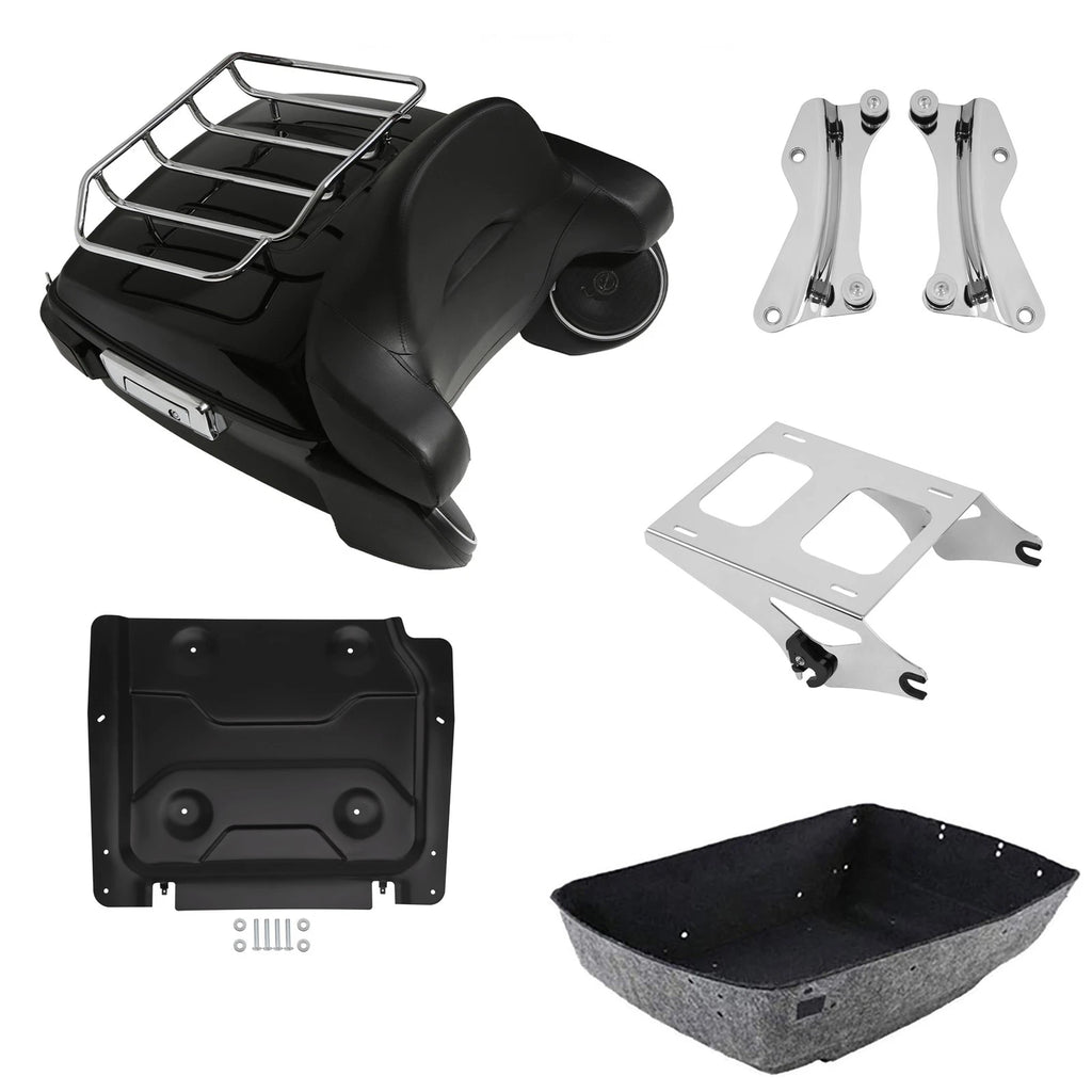 LED Light Rack Speakers Mount Plate for Harley Touring (2014–2026)