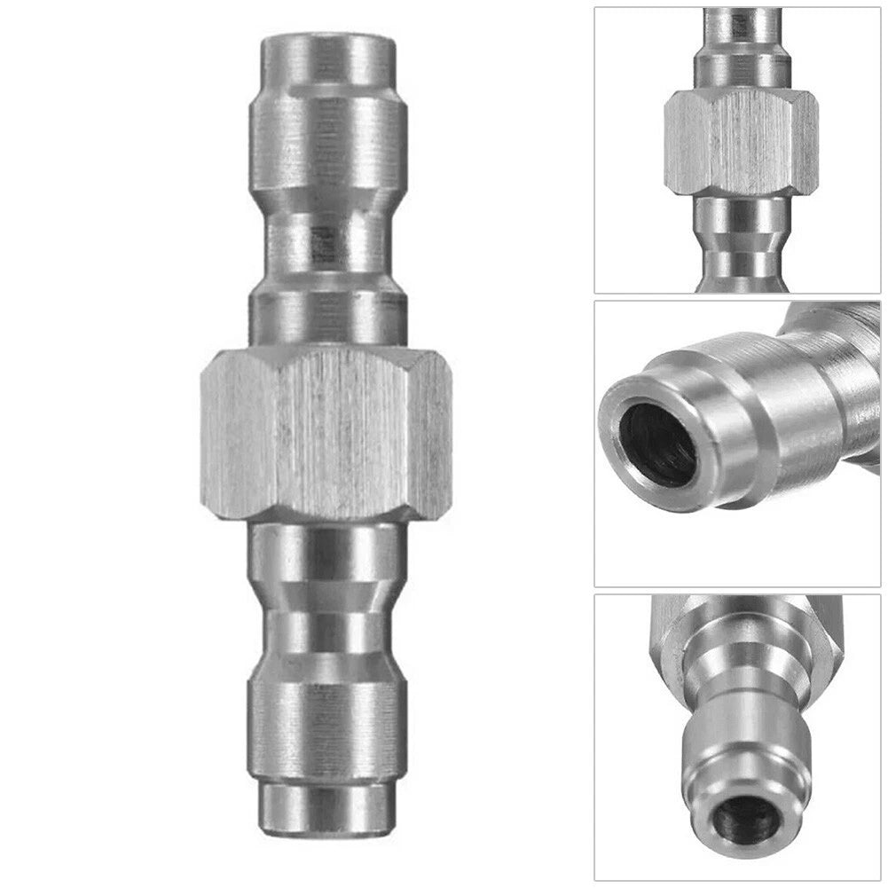 Double Male Quick Connect Adapter for Gas Cylinder Kit