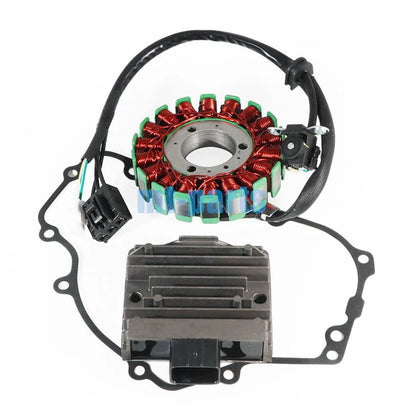 Stator Coil, Regulator Rectifier, Gasket for Kawasaki KLE300 Versys-X 300 (2017–2023)