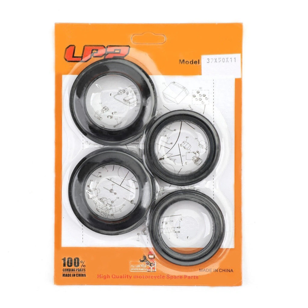 Front Fork Oil Seal Wiper Kit for Honda CBR CR CRF XR CB VF VFR CX VT GL NX (All Years)
