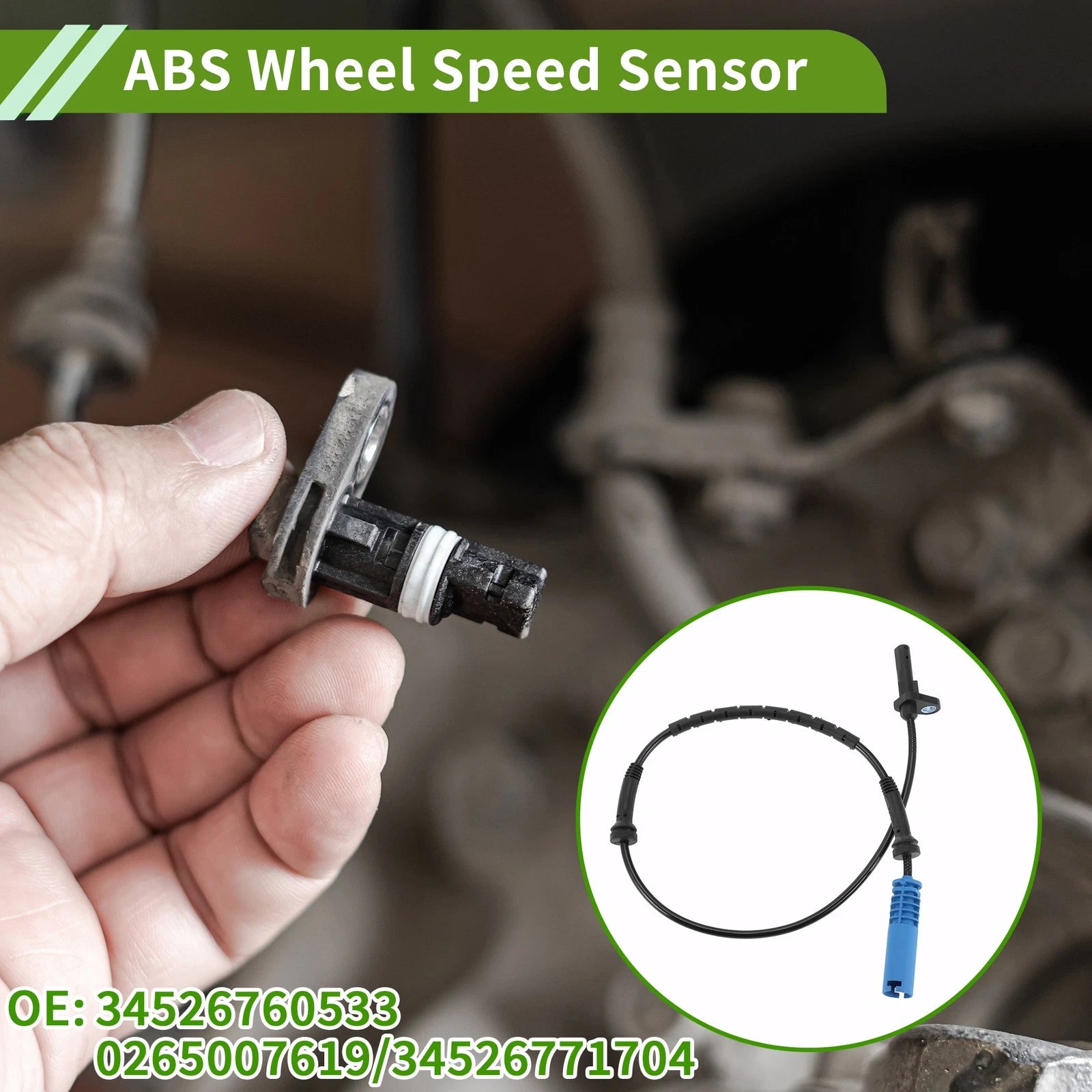 ABS Wheel Speed Sensor for BMW X5 E53 Left Right (2003–2006)