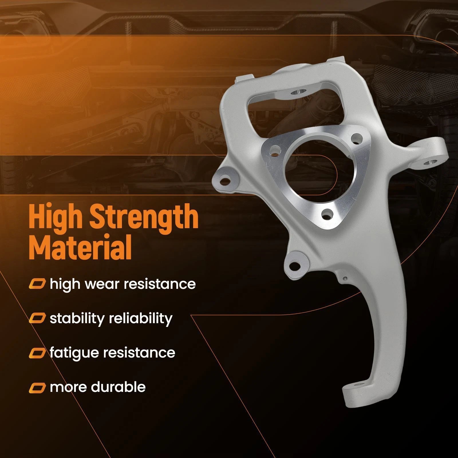 Driver Side Steering Knuckle for Dodge Ram 1500 4WD (2003–2010) 68044703AD