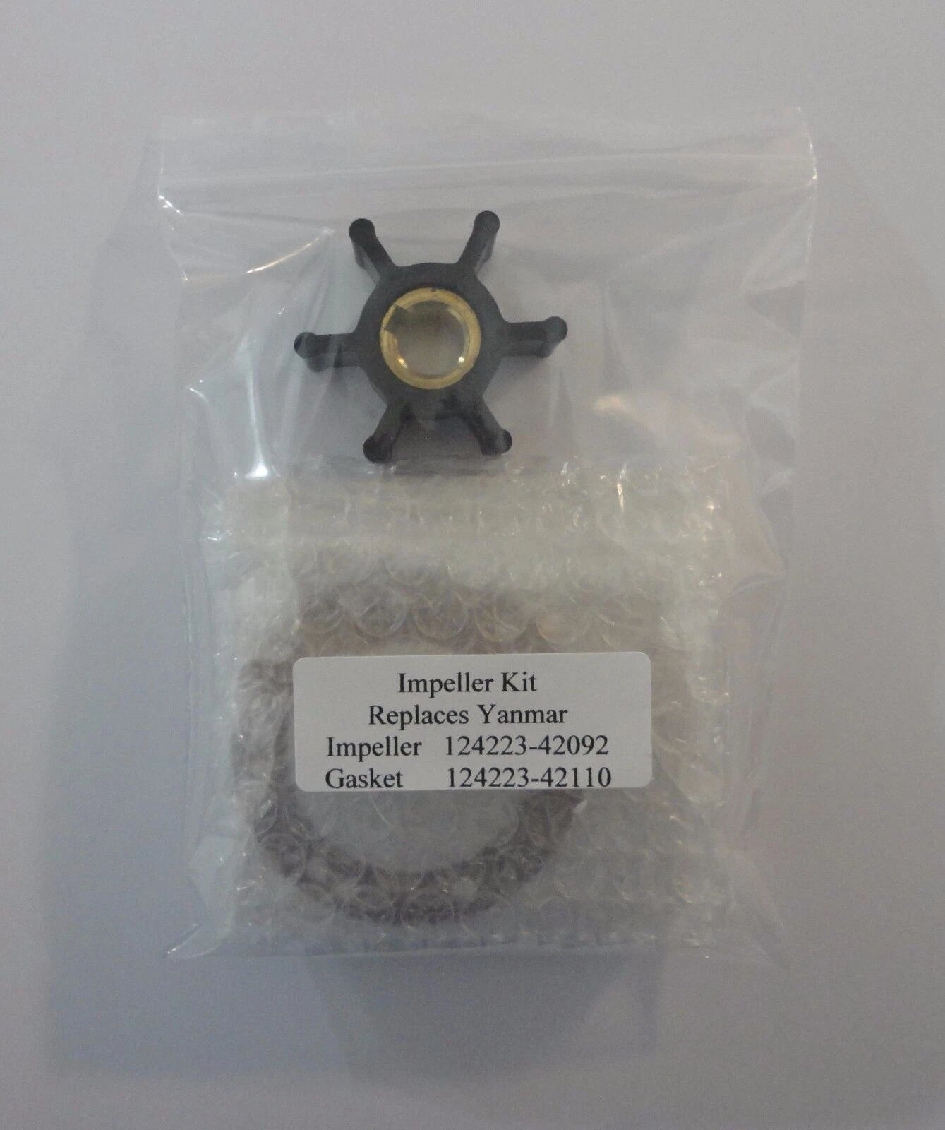Impeller Kit for Yanmar Marine Diesel 3GMF (Replaces 124223-42092, 18-8950)