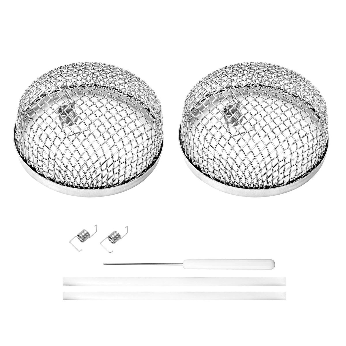 Replacement RV Furnace Vent Cover 2.83x1.18" Mesh for Campers Trailers