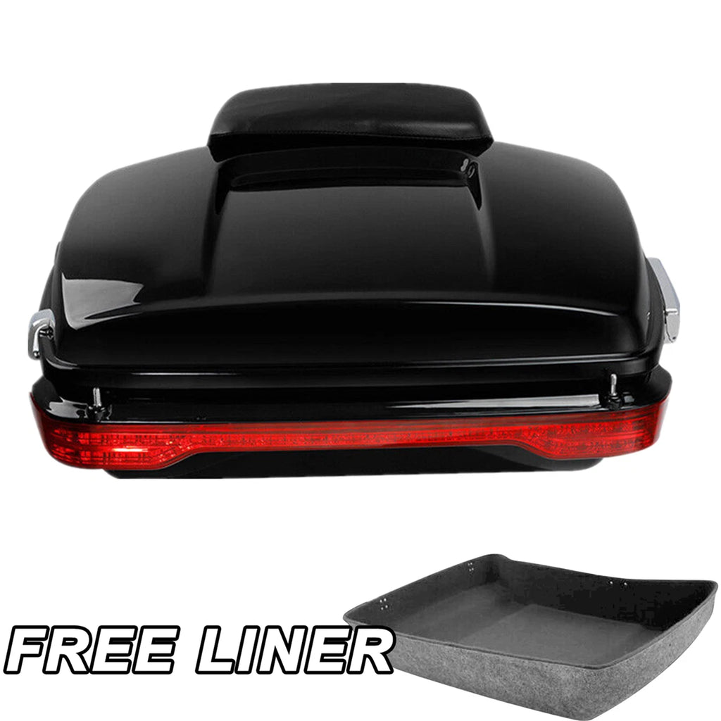 Trunk Backrest Pad Tail Light for Harley Electra Glide (2014–2025)