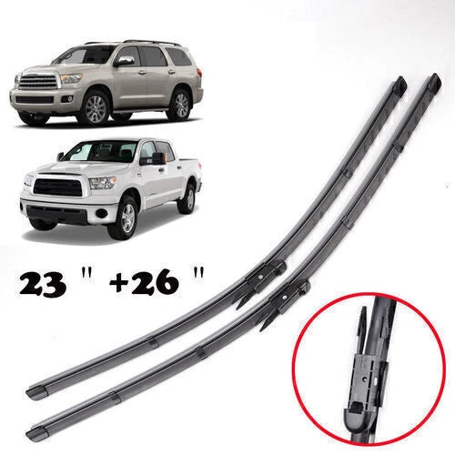 Set of 2 Front Wiper Blades for Toyota Tundra (2007–2017) 26" 23"