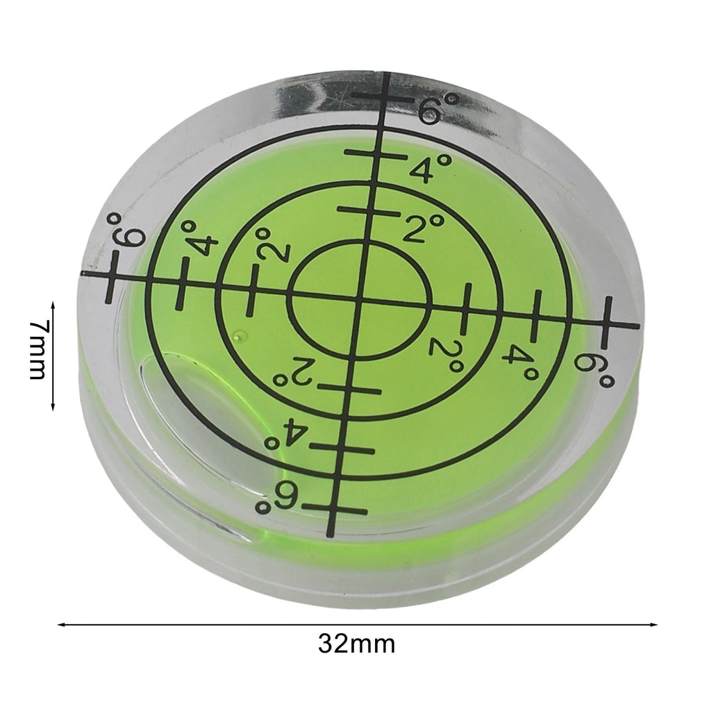 10 Pack 32mm Round Bubble Level for Furniture Placement