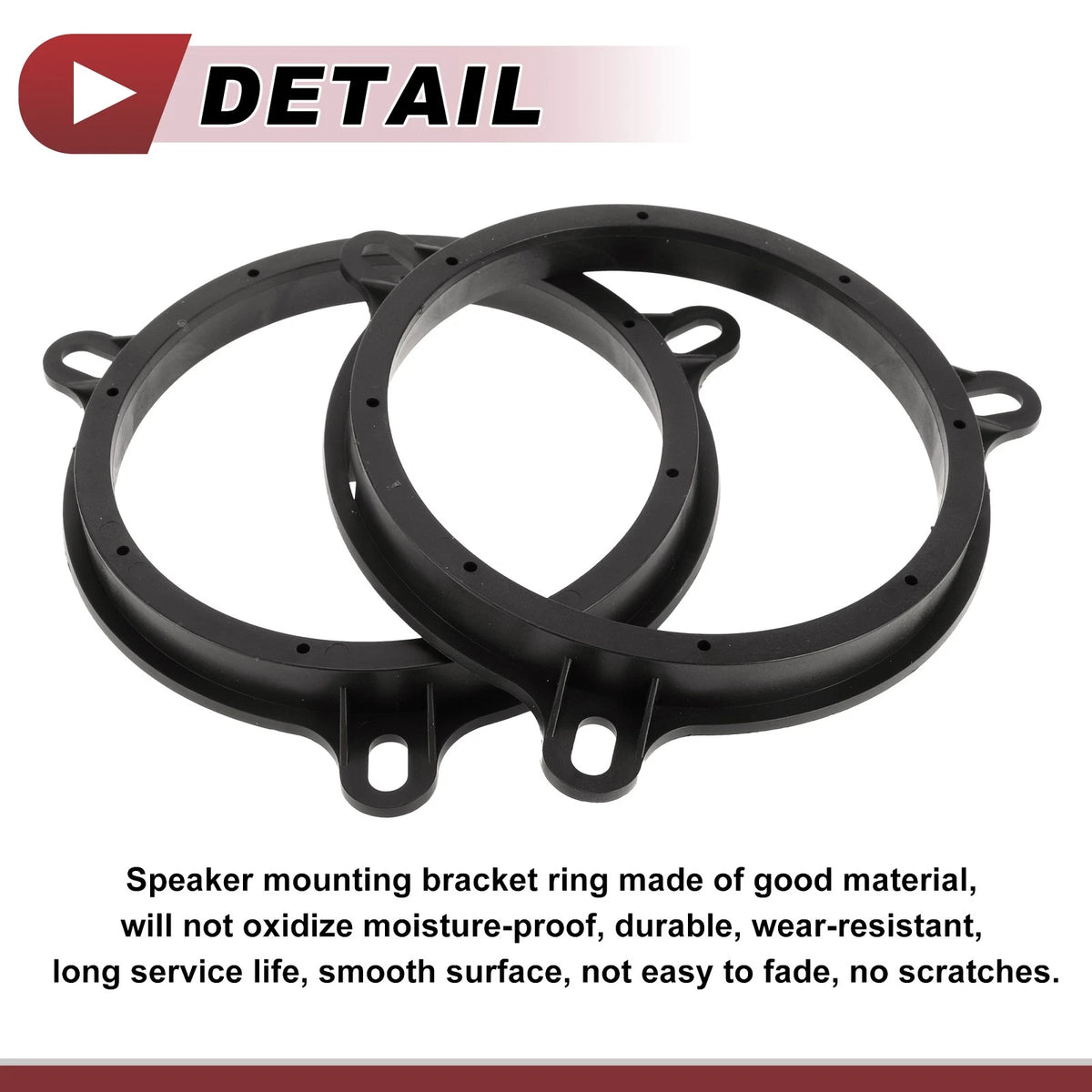 2X Speaker Spacer Ring Adaptor for Nissan Murano (2003–2008) 6.5"