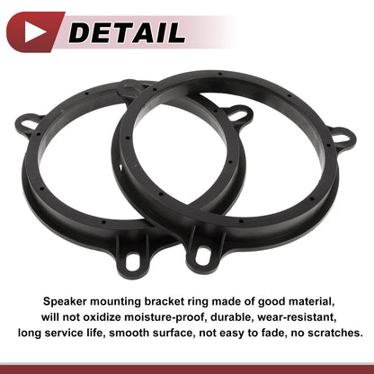 2X Speaker Spacer Ring Adaptor for Nissan Murano (2003–2008) 6.5"