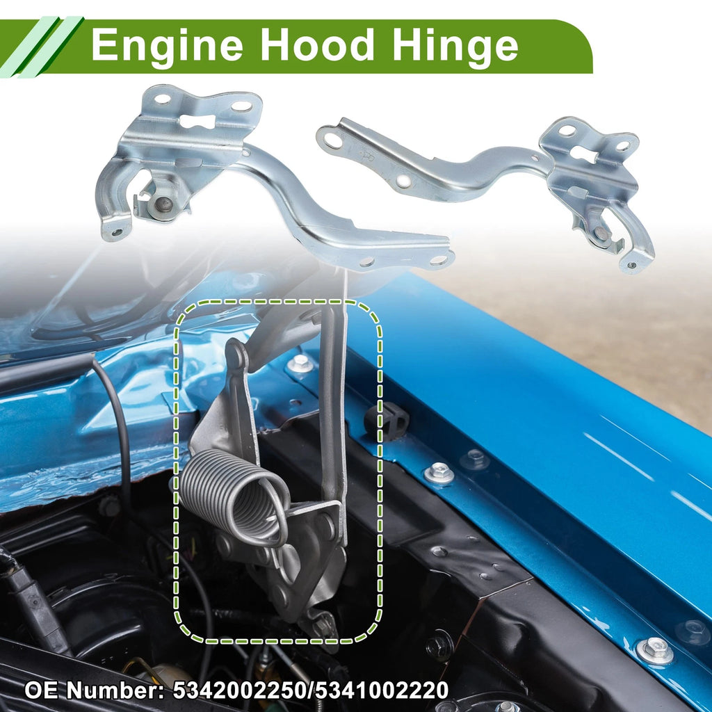 Hood Hinge Set Replacement for Toyota Corolla (2014–2017) Front Bonnet Pair
