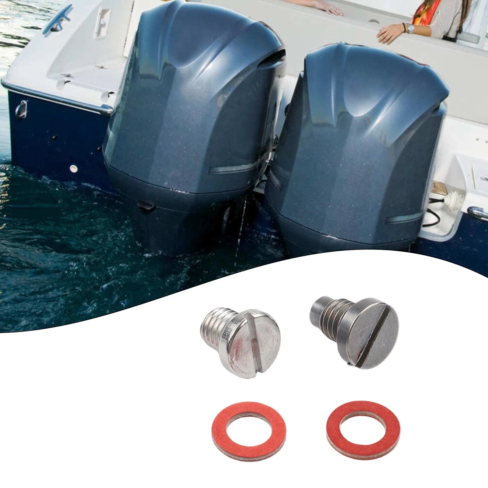 Drain Plug Kit for Boat Maintenance (Universal Fit)