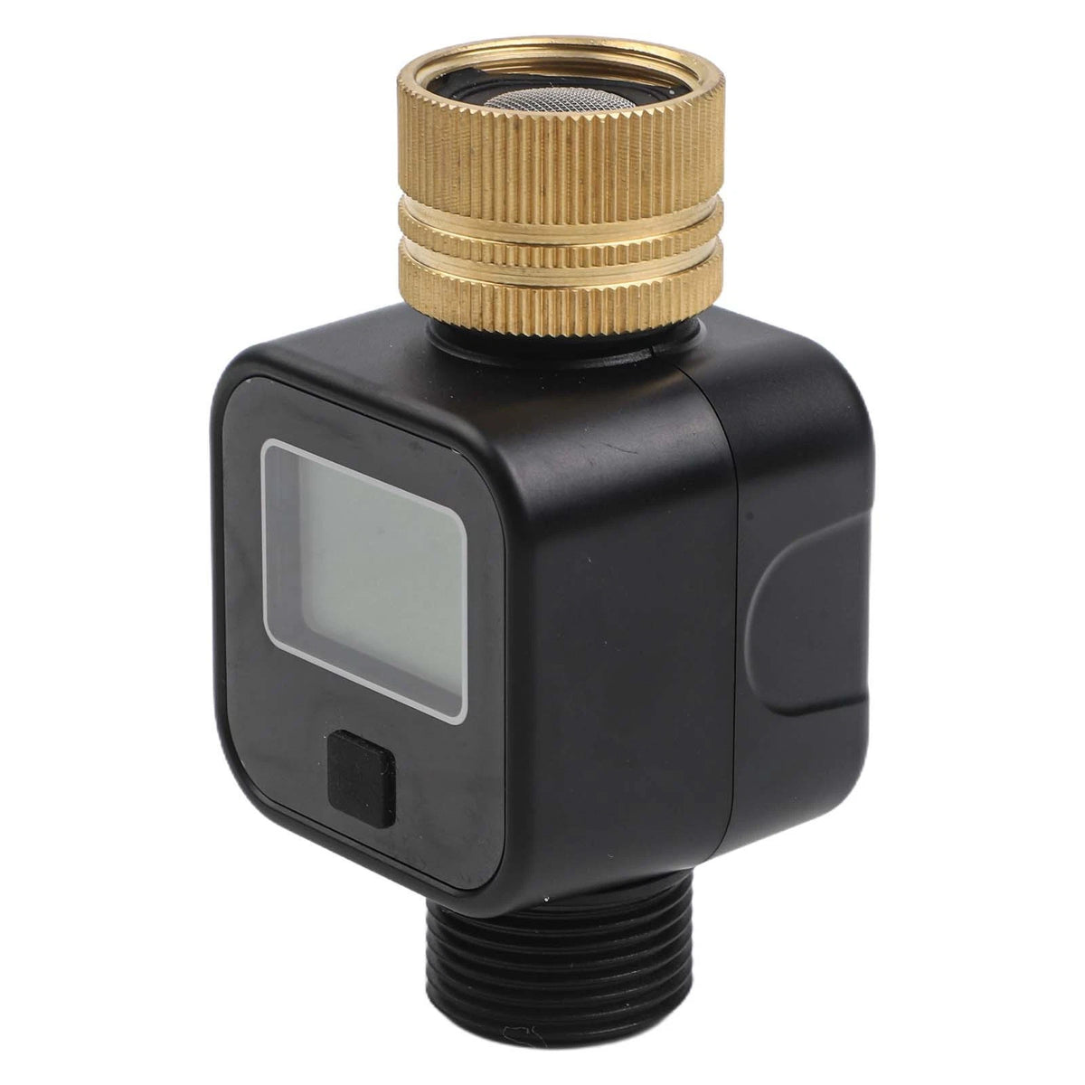 Brass Water Valve Flow Meter 3/4 Inch for BSP NH Thread with Filter Screen