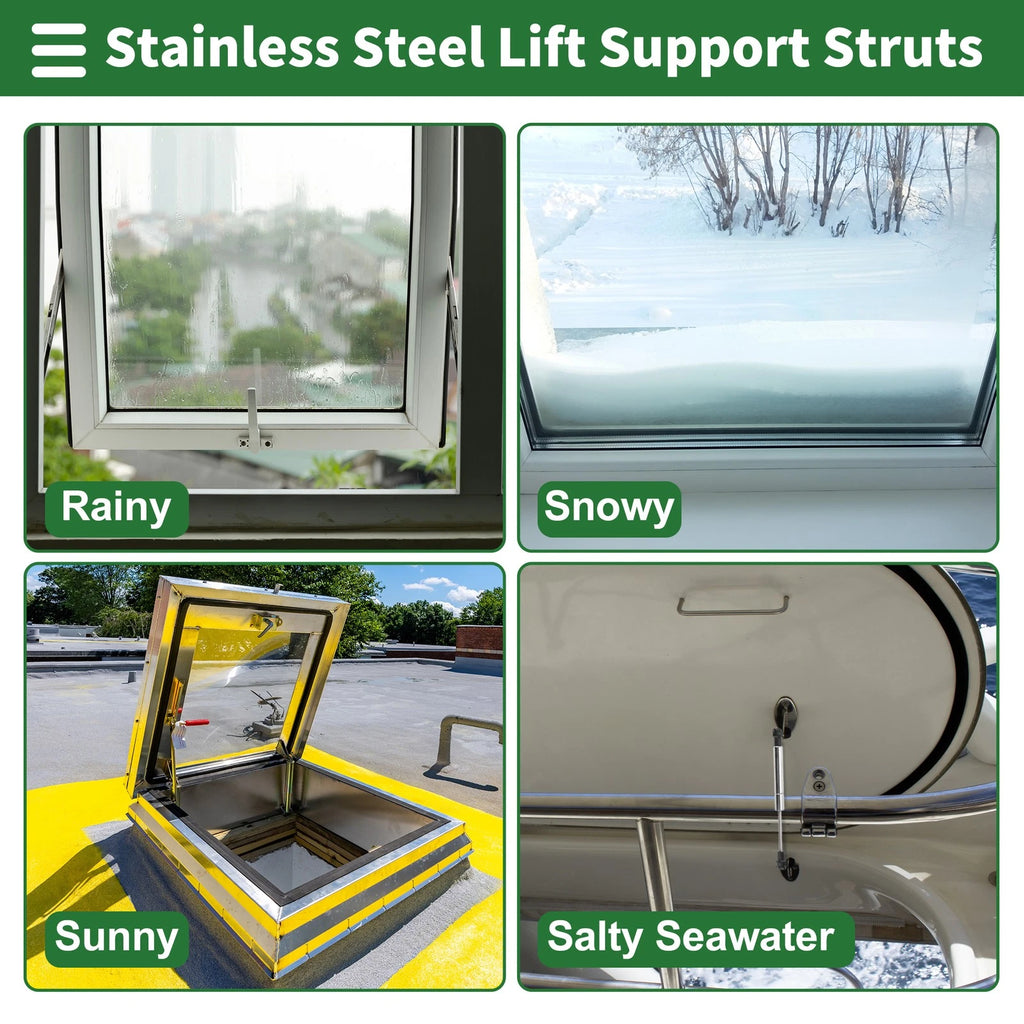 2X Gas Springs Lift Support Struts for Universal Applications (10 Inch)