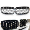 Diamond Style Chrome Front Kidney Grille for BMW X5 E70 X6 E71 (2007–2013)