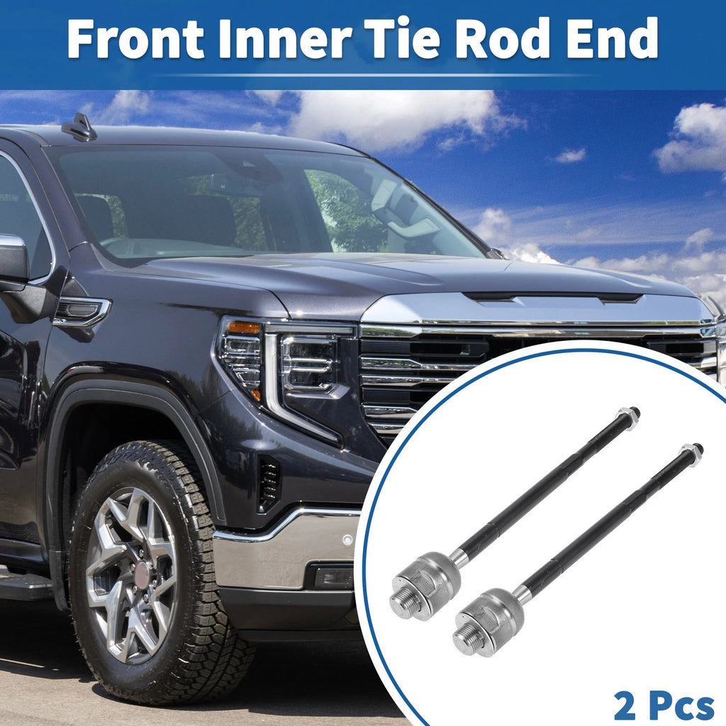 2 Pcs Front Inner Tie Rod End Links Replacement for Chevrolet Express 1500 2500 (2003–2019)