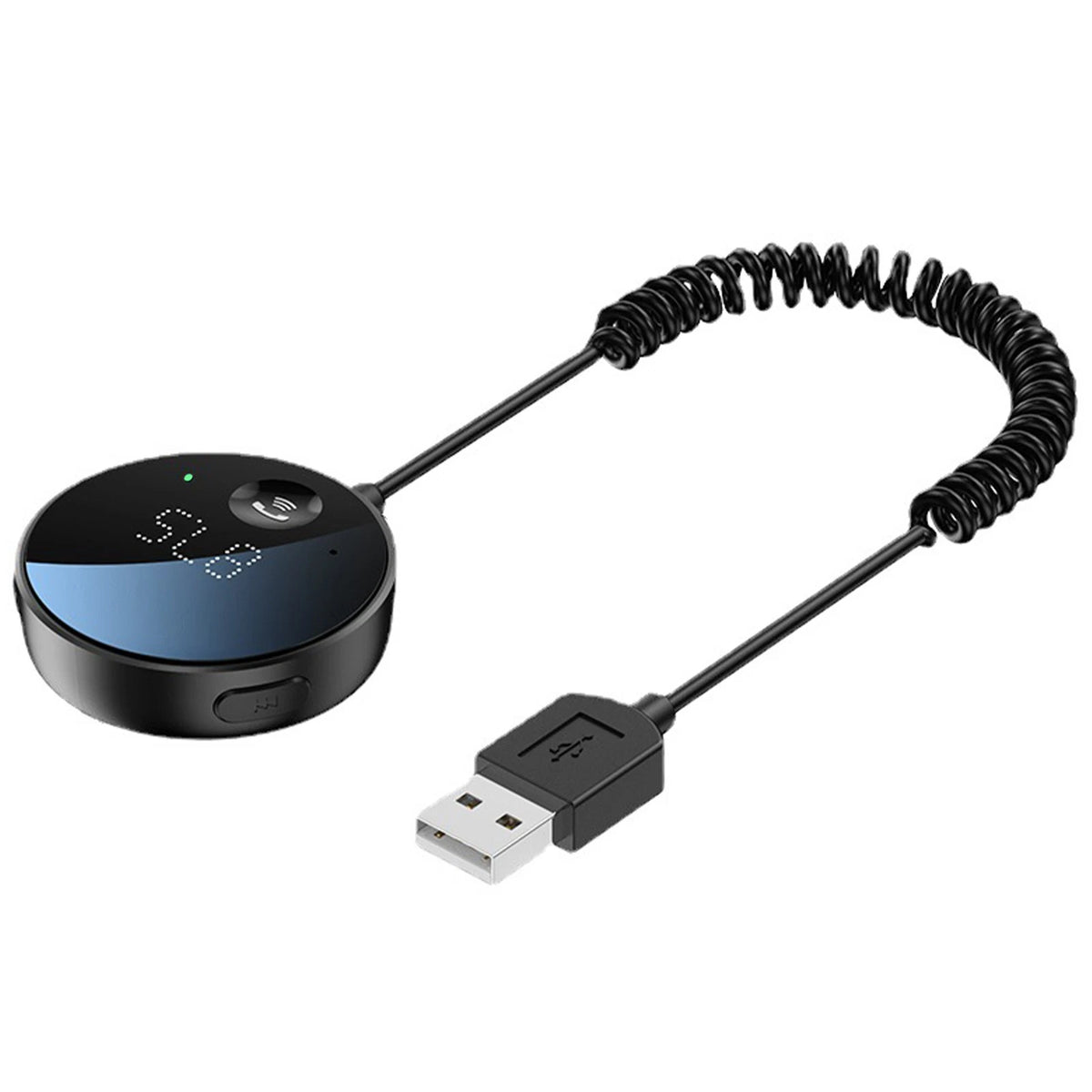 Bluetooth 5.0 Wireless FM Transmitter for Car with LCD Display Adapter