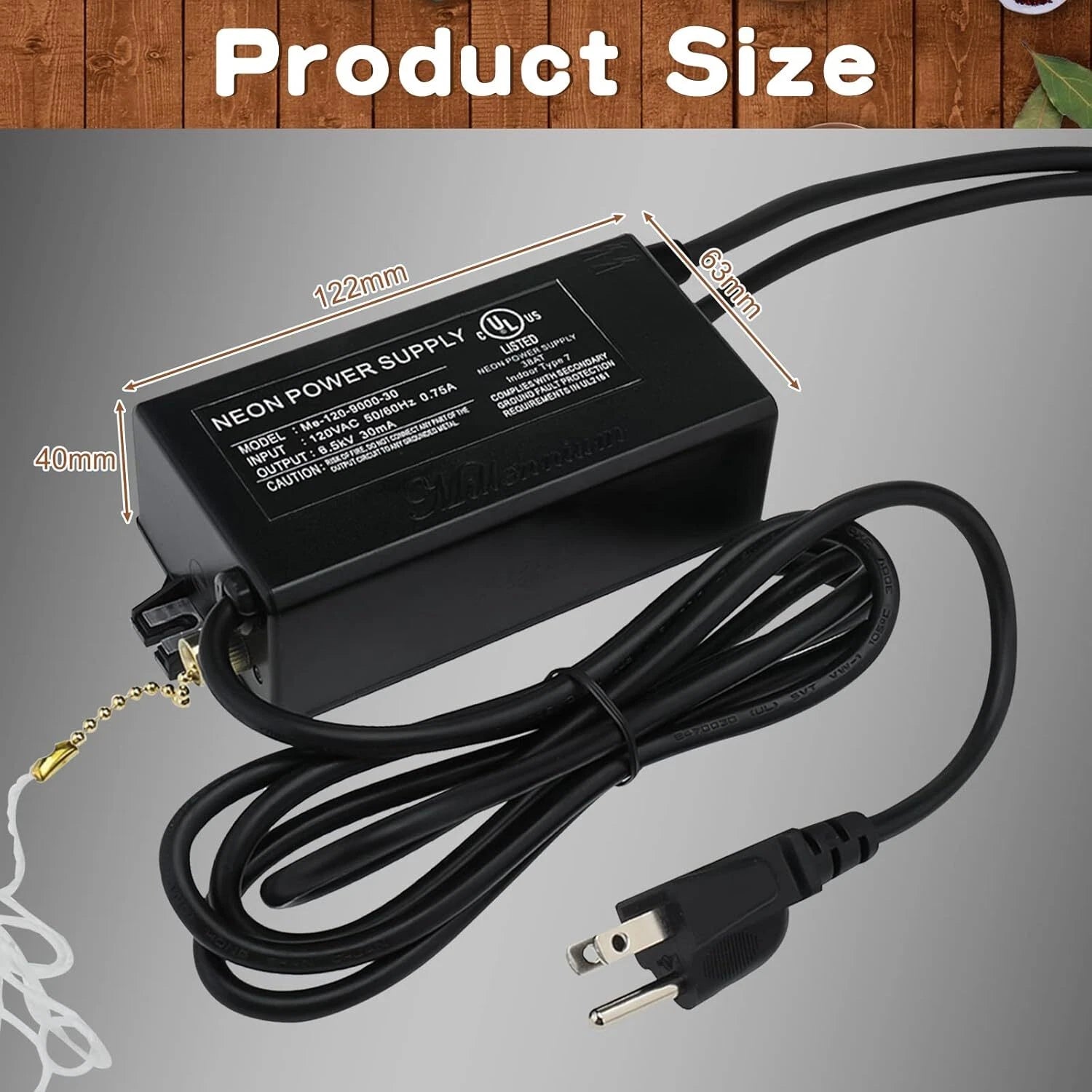 Power Supply for Electronic Neon Light Transformer (UL Approved)