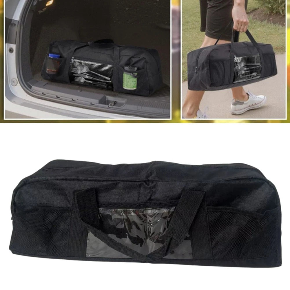 Barbecue Tool Storage Bag for Outdoor Cooking Accessories (33x25x2cm)