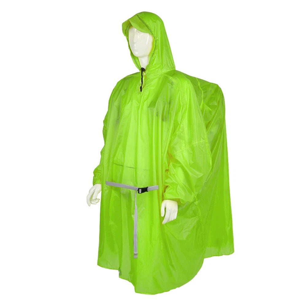 Fishing Ultralight Rain Poncho for Universal Fit (Waterproof)