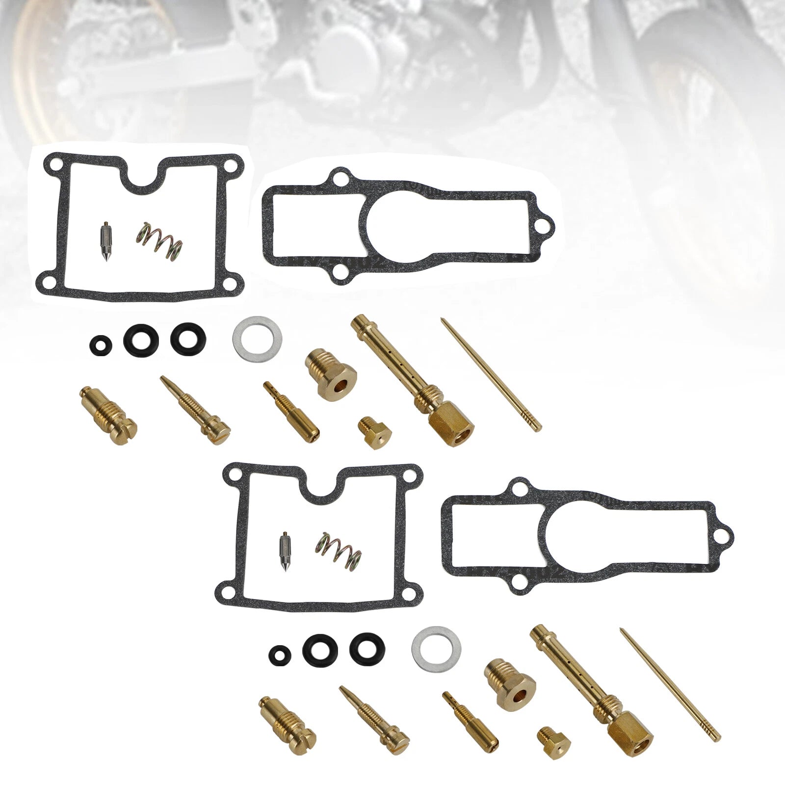 2X Carburetor Rebuild Kit for Kawasaki Z400 KZ400FX KZ550 GPZ550 (1980–1983)
