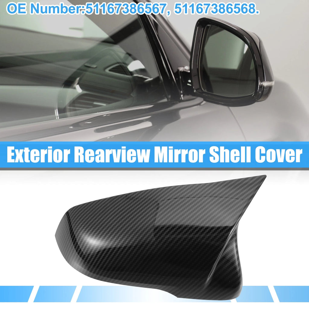 Rear View Mirror Cover Shell Replacement for BMW X1 (2016–2022)