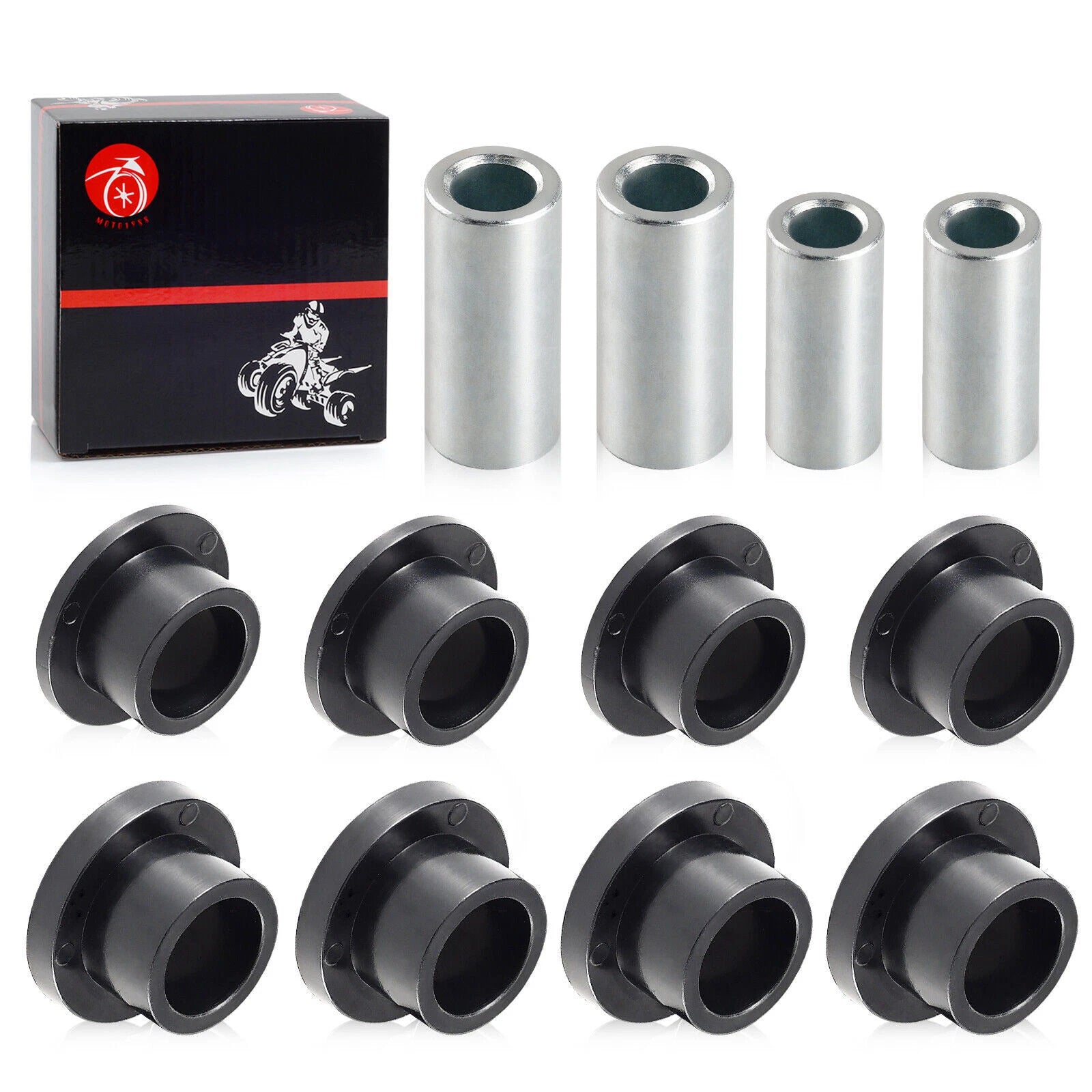Front Shock Bushings Sleeve Kit for Polaris Sportsman 550 850 1000 (2009–2023)