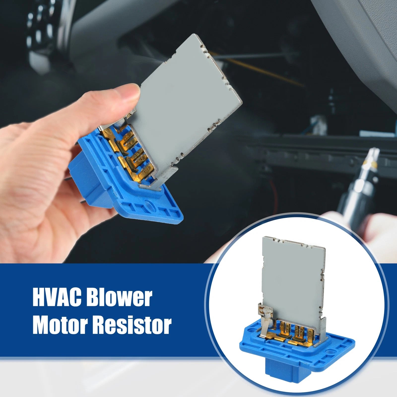 HVAC Blower Motor Resistor Replacement for Hyundai Accent (2018–2022)