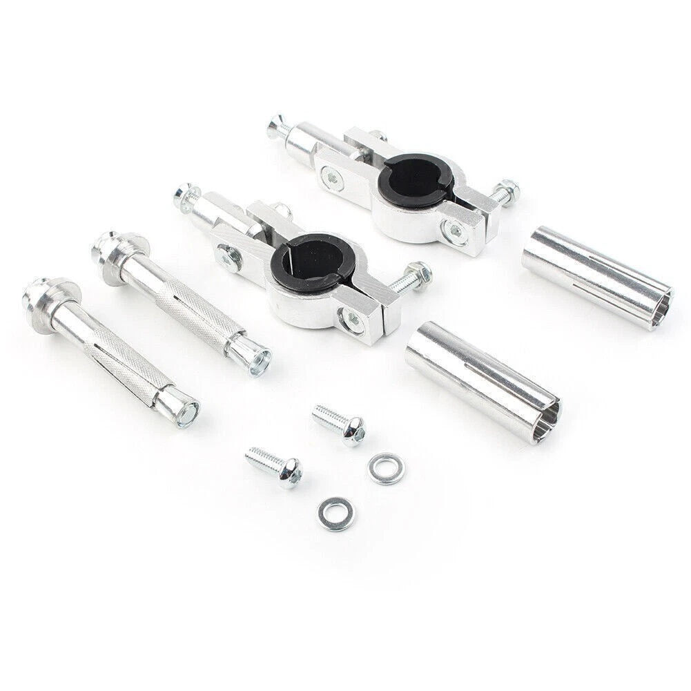 Handlebar Hand Guard Bracket Mount for Motorcycle (22mm/28mm) Set of 4