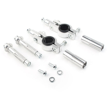 Handlebar Hand Guard Bracket Mount for Motorcycle (22mm/28mm) Set of 4
