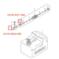 Fuel Connector Kit for Suzuki DF 4-140 HP Outboard (18-80419, 18-80425)