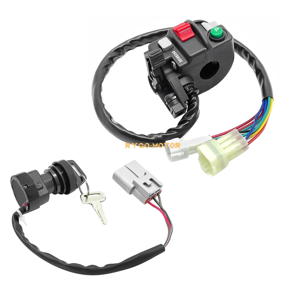 Start Stop Headlight Switch & Ignition Key Switch for Yamaha Grizzly 660 (2002–2008)