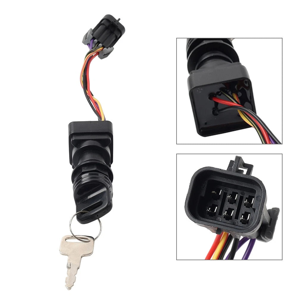 Ignition Key Switch for Mercury Mariner Outboard (1987–Present) 87-897716K01 8M0059686 897716