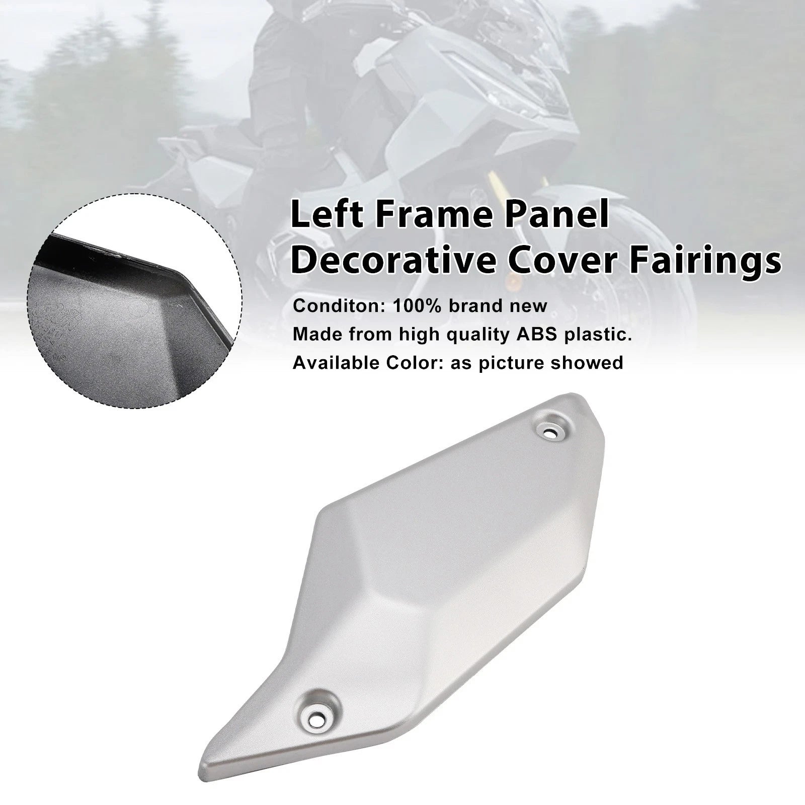 Left Frame Panel Decorative Cover for Honda X-ADV 750 (2021–2025) Silver