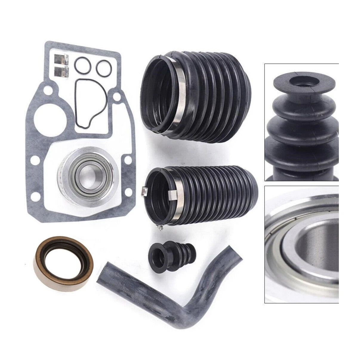 Bellow Transom Repair Kit for OMC Cobra (1986–1993) U-Joint Exhaust + Clamp