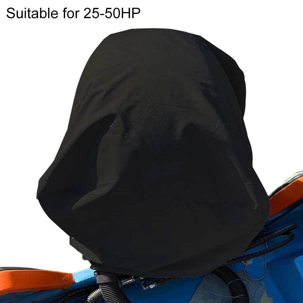 Outboard Motor Cover for Outdoor Storage - UV Resistant Fabric