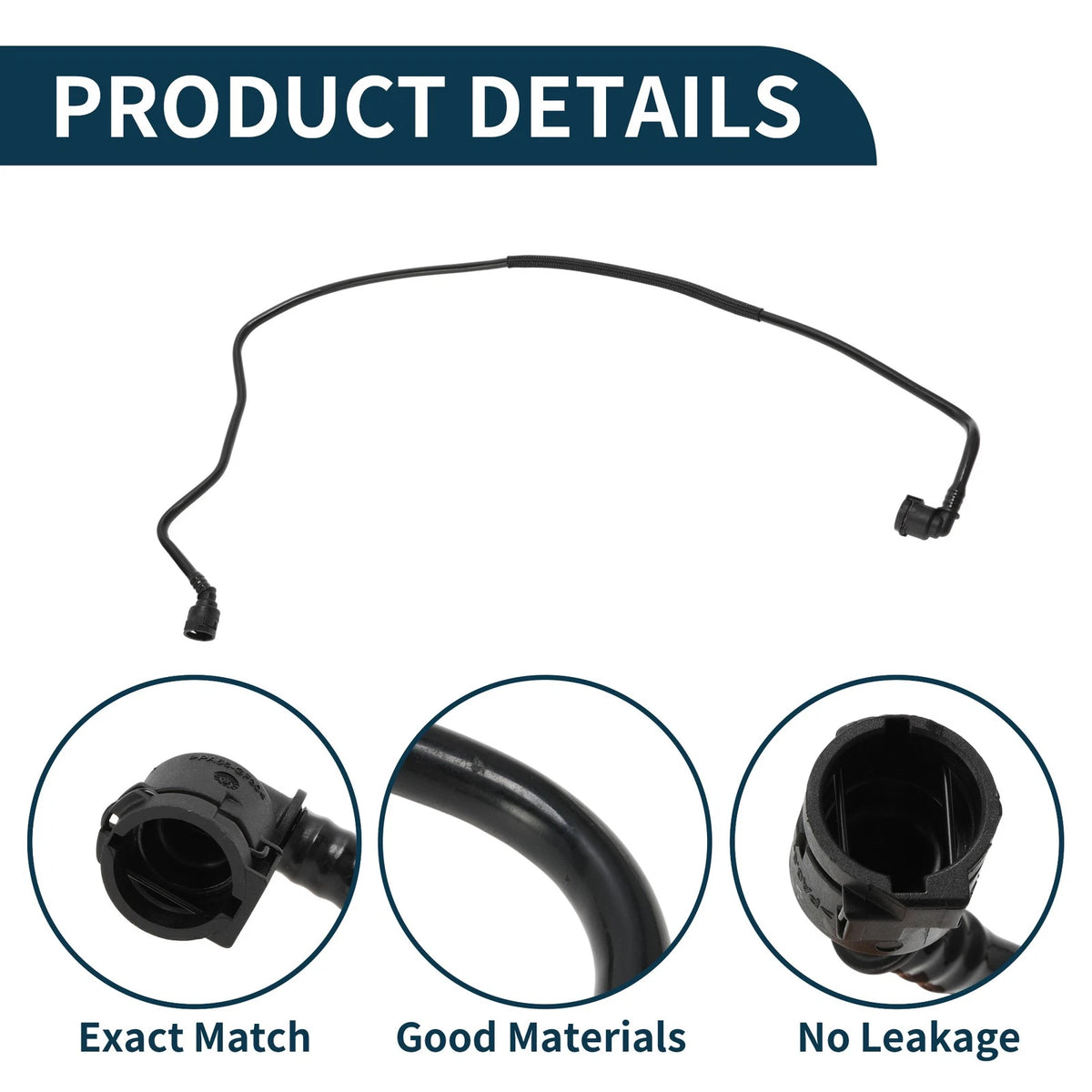 Radiator Hose No. 17128507235 for BMW 1 Series (2004–2013)