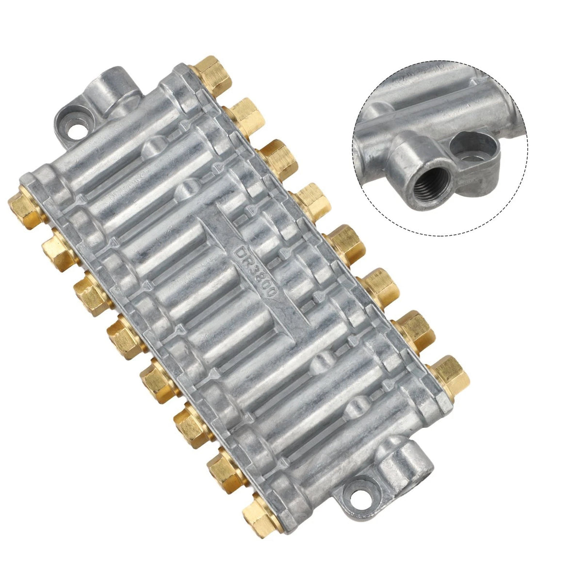 Lubrication Valve Distributor for Grease Oil with Spring Operated Mechanism