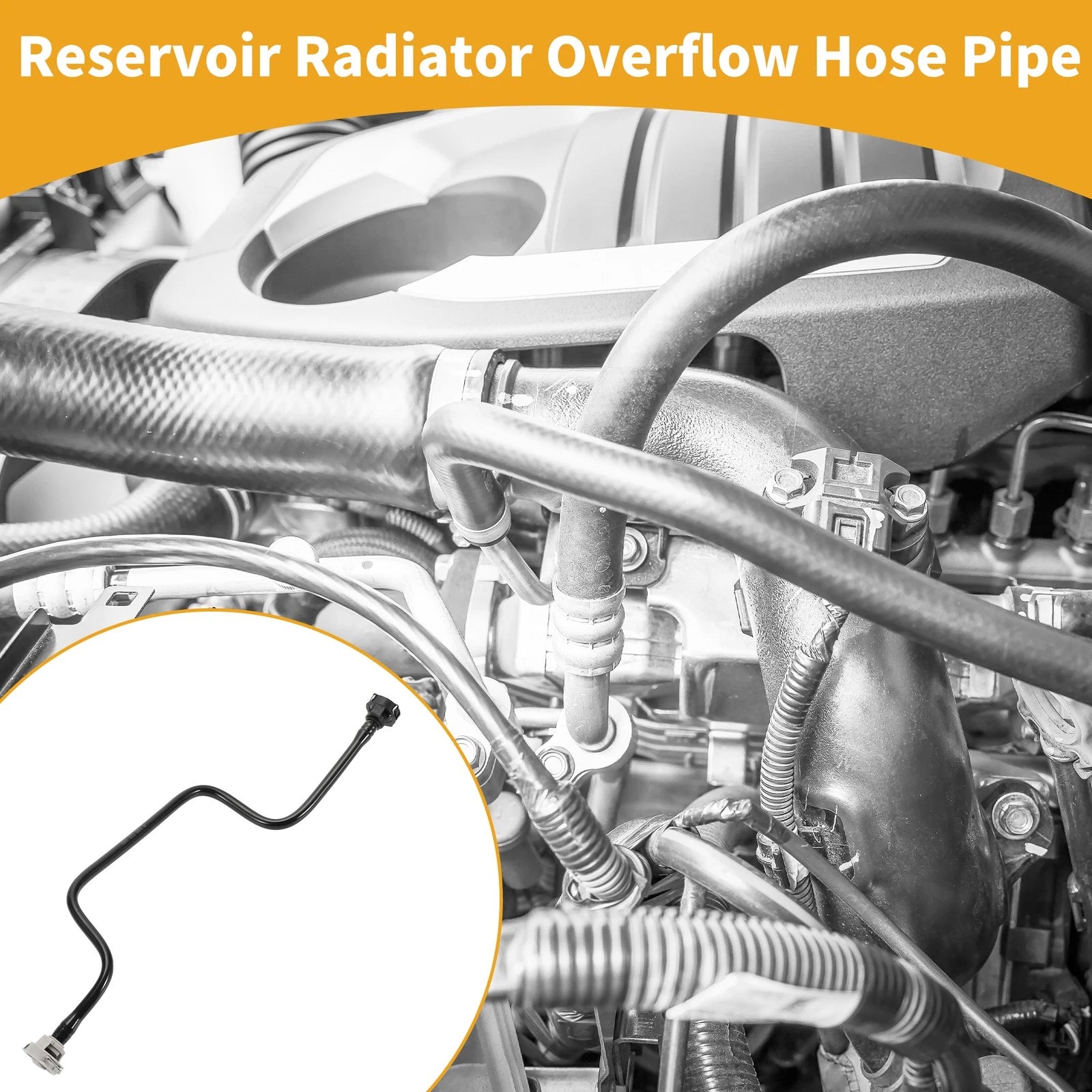 Radiator Overflow Hose Reservoir Pipe for Audi Q5 2.0L (2011–2012)