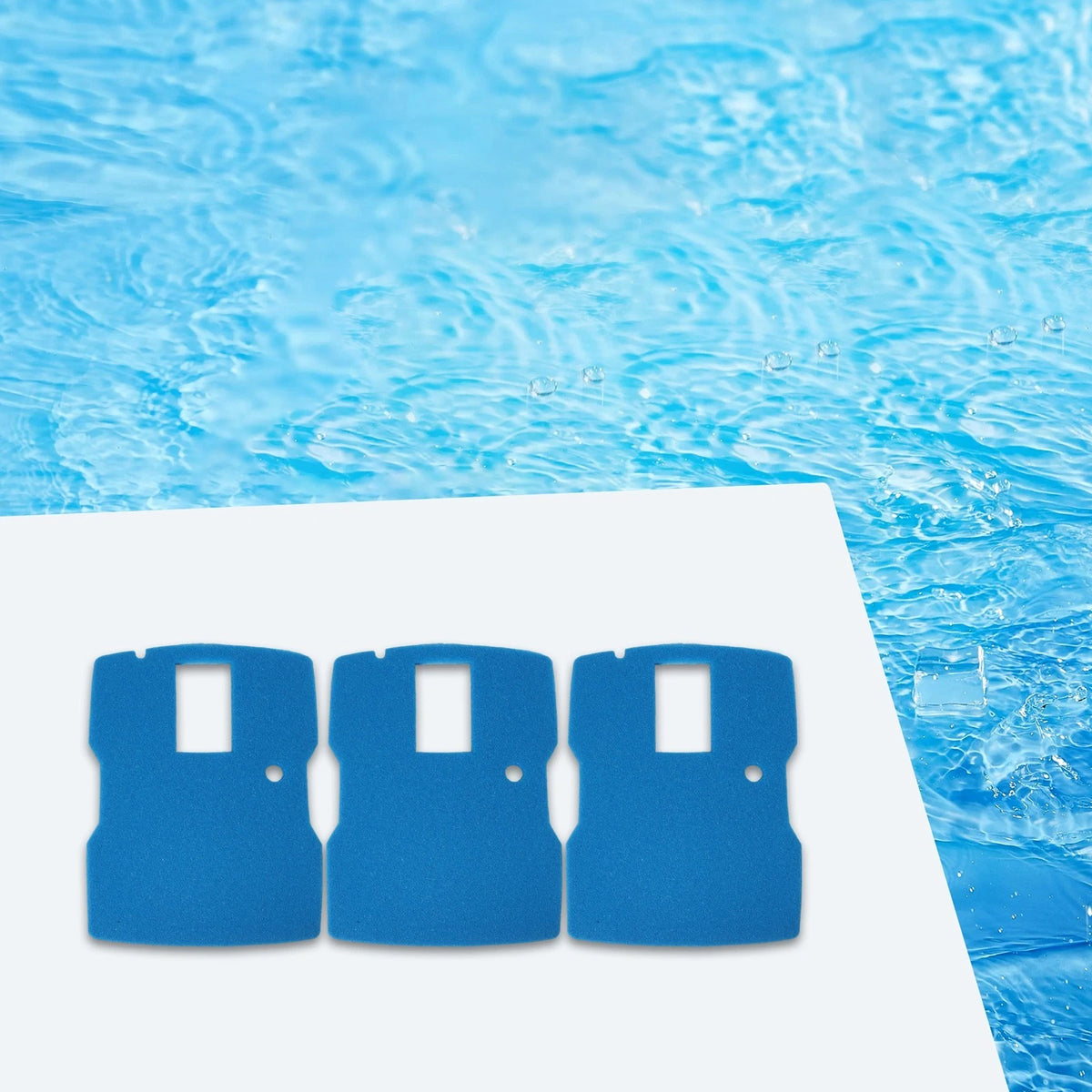 3X Sponge Filter Pads for GPH Fountain Pumps (Clean Water)