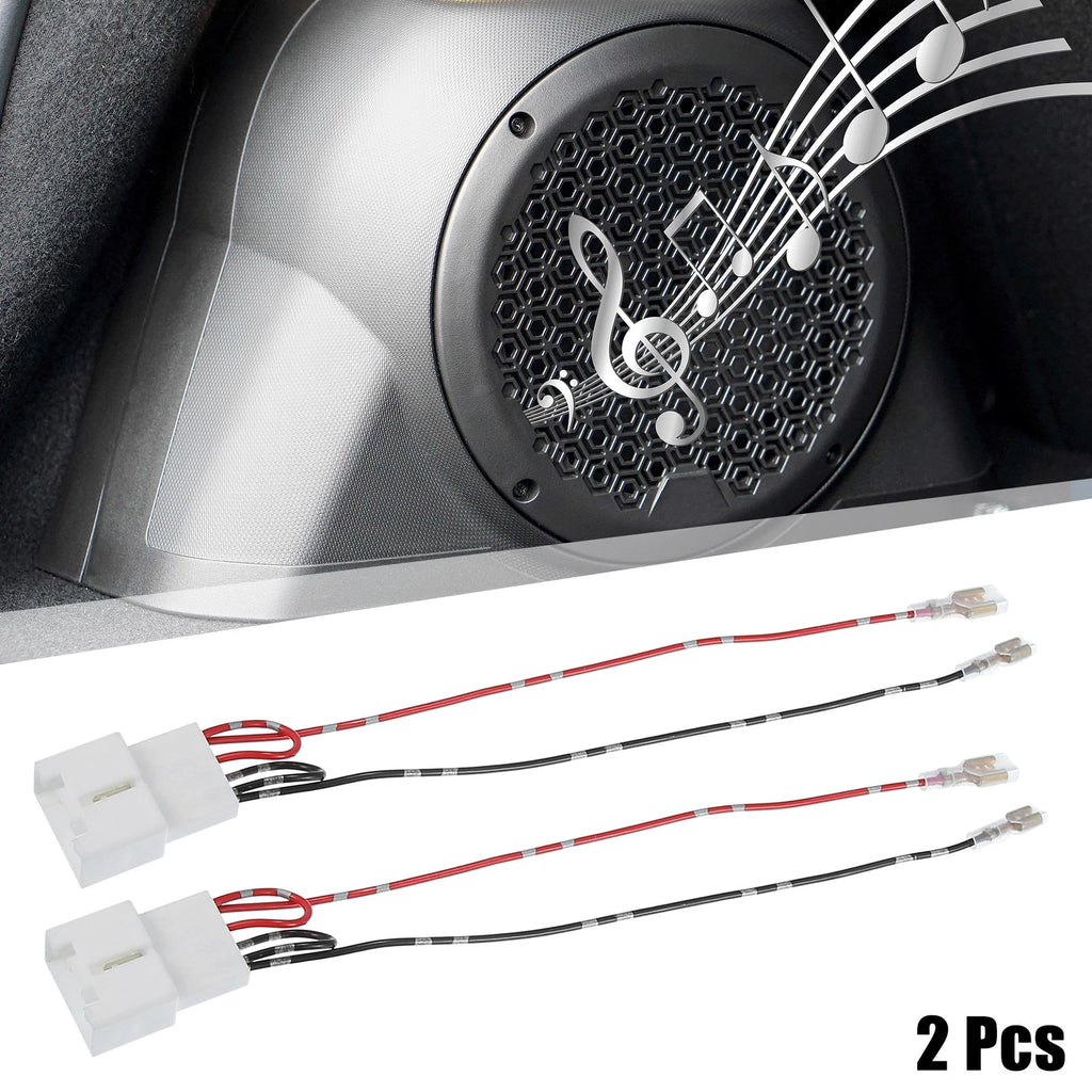 Speaker Connector Wire Harness Adapter 2 Pcs for Mazda and Ford (Universal)