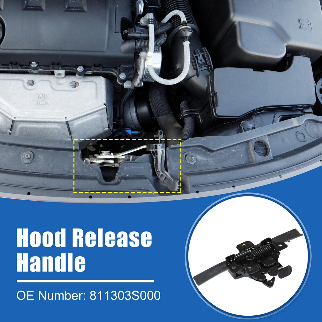 Hood Latch Assembly OEM Fit for Hyundai Sonata (2011–2014)